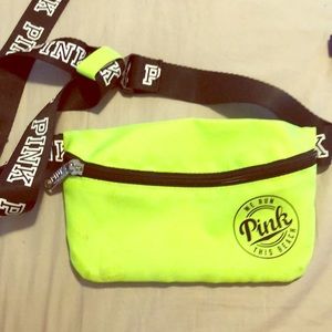 pink VS fanny pack